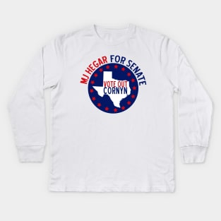 MJ Hegar for Senate Kids Long Sleeve T-Shirt